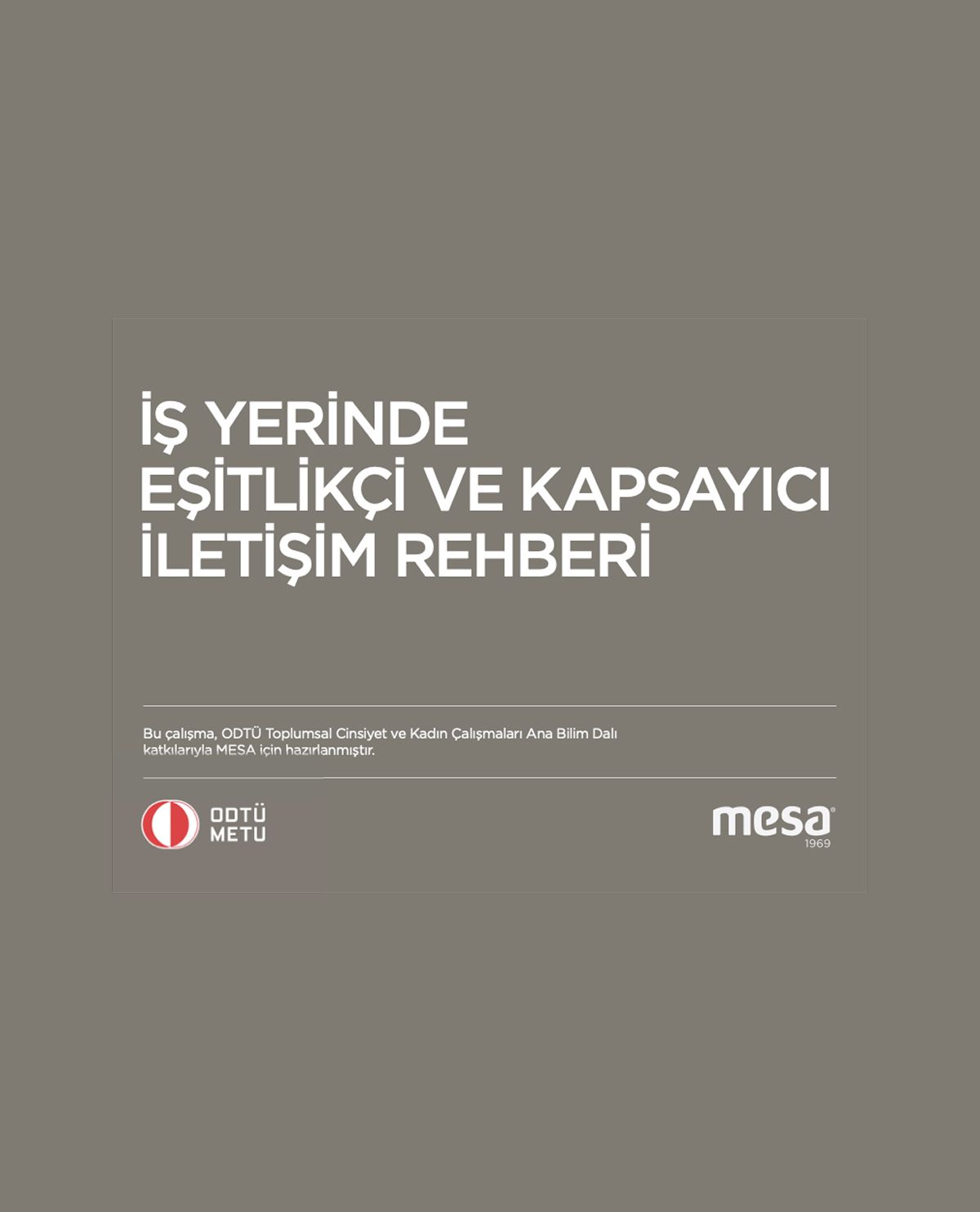 MESA, Eşitlikçi ve Kapsayıcı Çalışma Kültürünü Sürdürmeye Yönelik Çalışmalarına Devam Ediyor